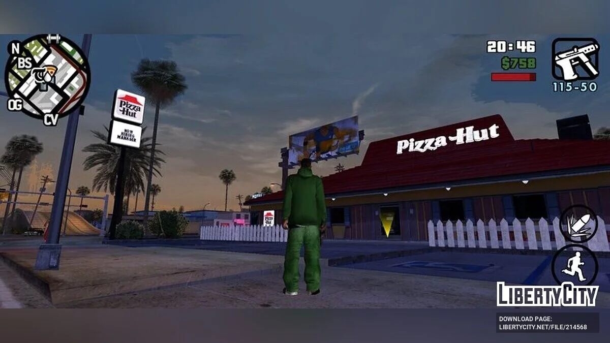 1990s Pizza Hut Mod / GTA San Andreas (iOS, Android)