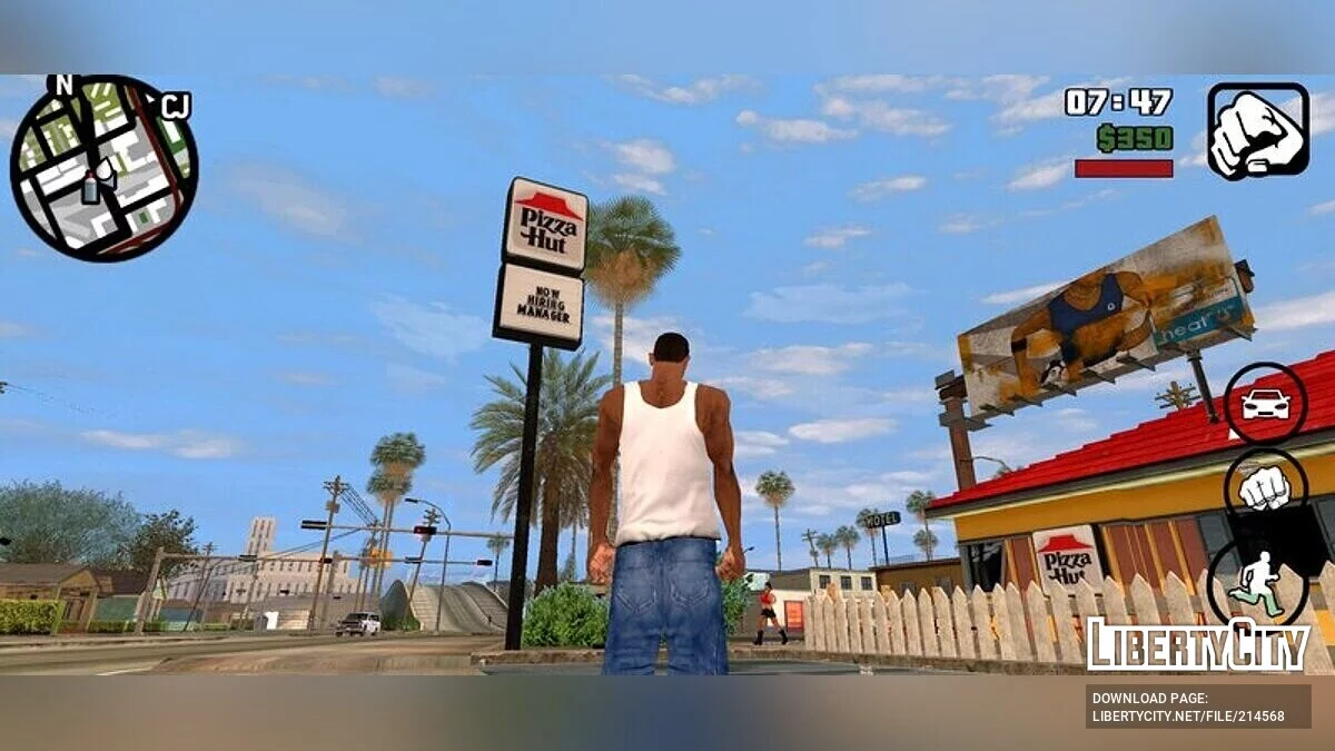 1990s Pizza Hut Mod / GTA San Andreas (iOS, Android)