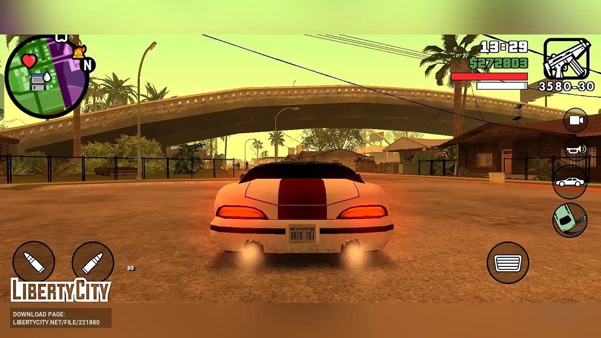 Фары и задние фонари из Definitive Edition / GTA San Andreas (iOS, Android)