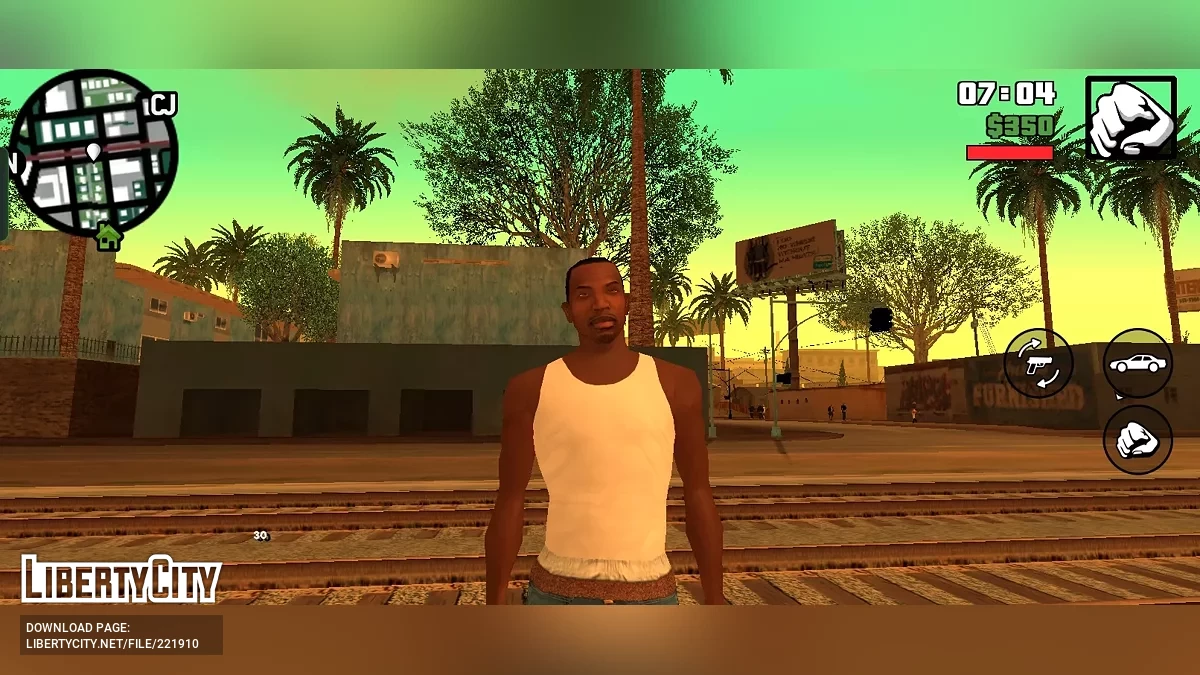 Радар из SA: Definitive Edition / GTA San Andreas (iOS, Android)