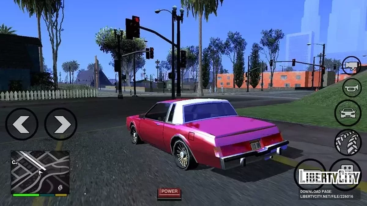 Фонарные столбы и светофоры из GTA 5 / GTA San Andreas (iOS, Android)