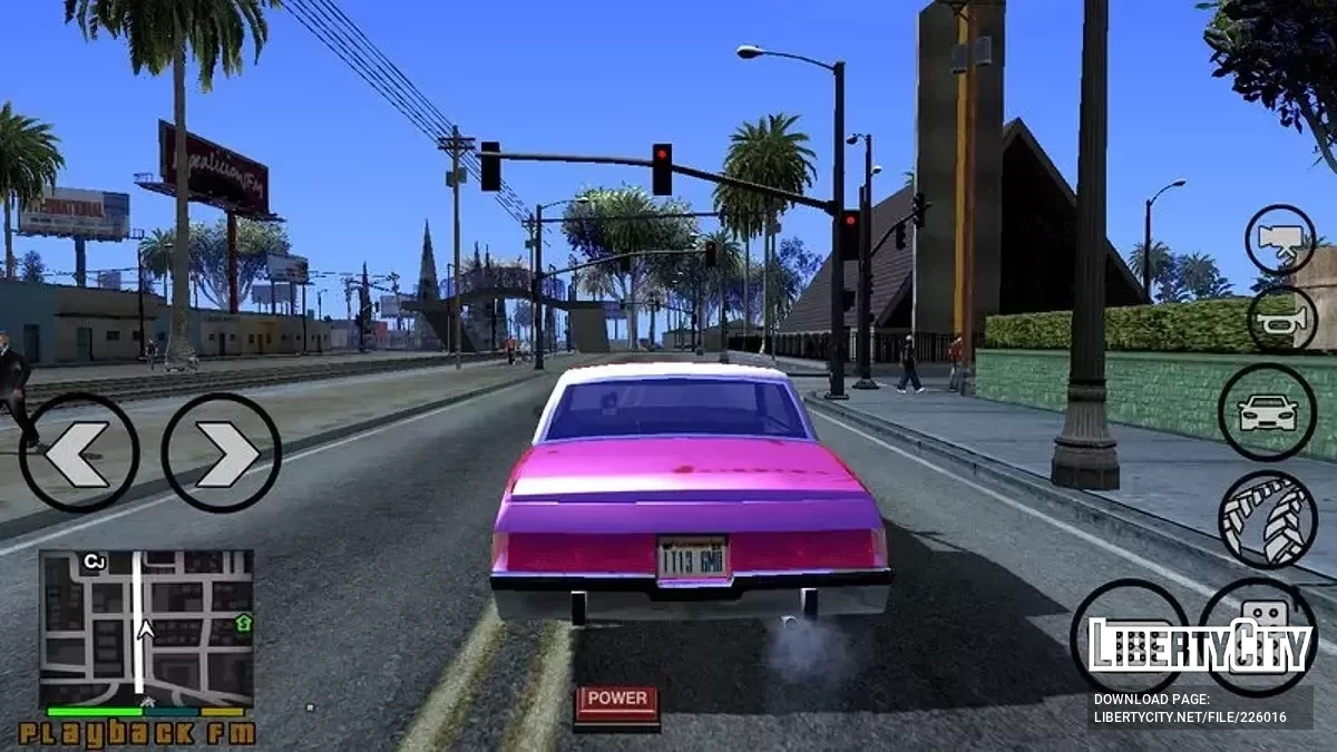 Фонарные столбы и светофоры из GTA 5 / GTA San Andreas (iOS, Android)