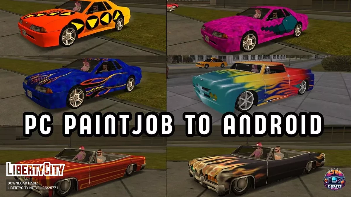 PC Paint Jobs to Android / GTA San Andreas (iOS, Android)