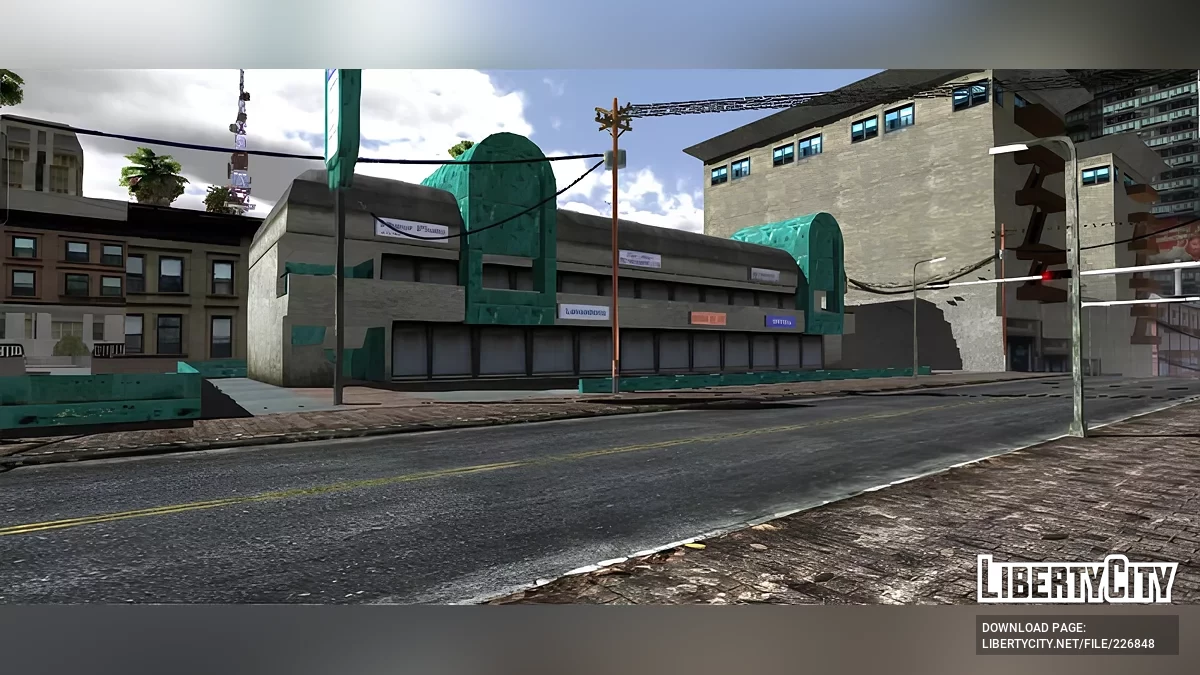 Переработанные текстуры улицы / GTA San Andreas (iOS, Android)