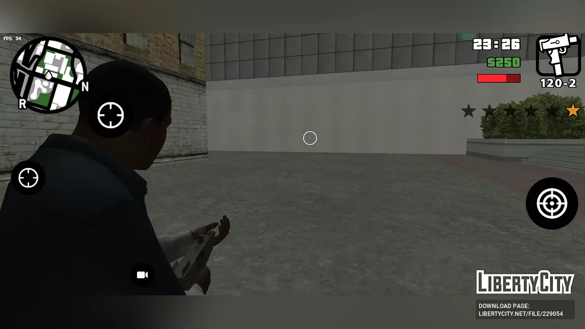 Классический прицел / GTA San Andreas (iOS, Android)