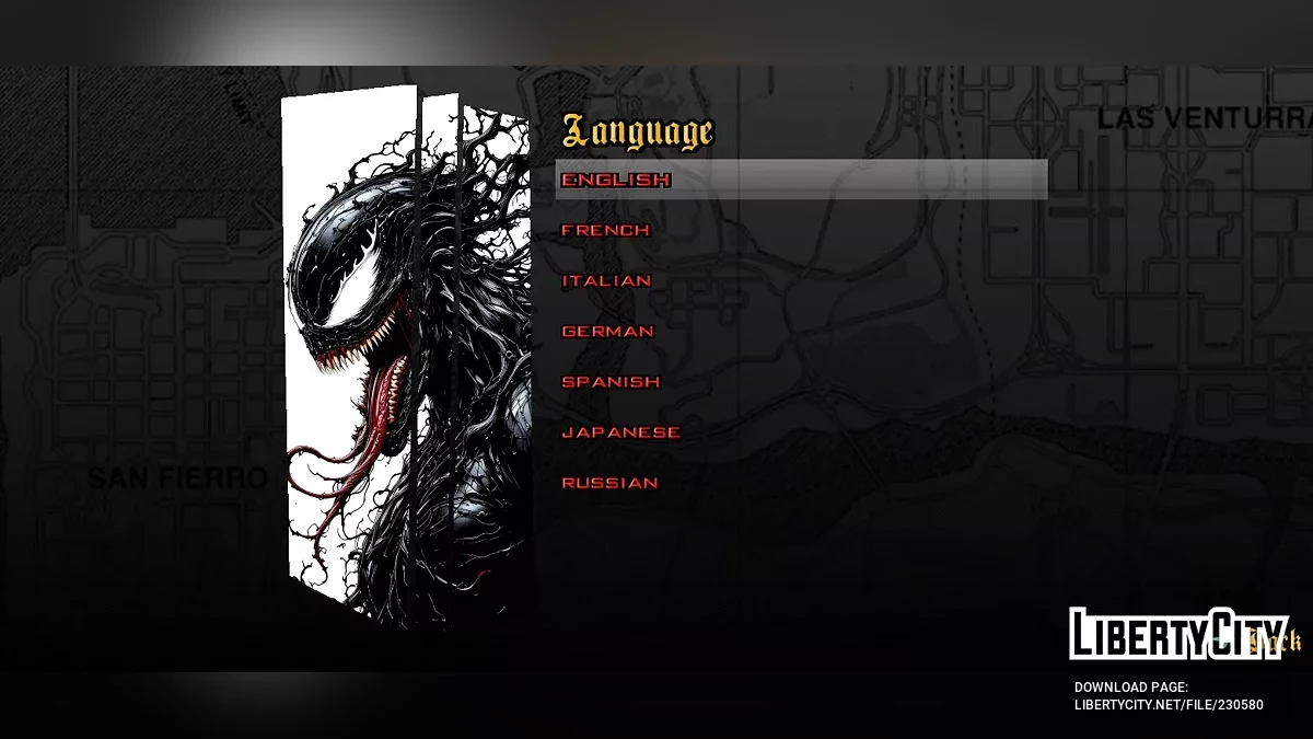 Экран загрузки с супергероями / GTA San Andreas (iOS, Android)