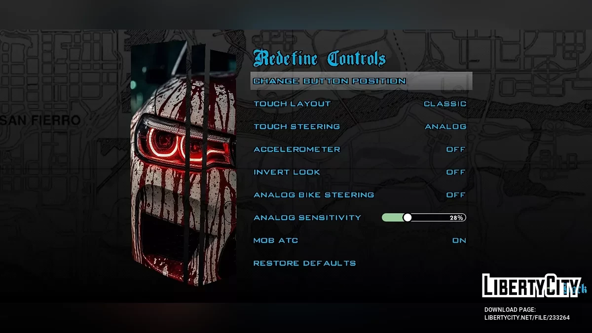 Загрузочный экран BMW с персонажем аниме / GTA San Andreas (iOS, Android)