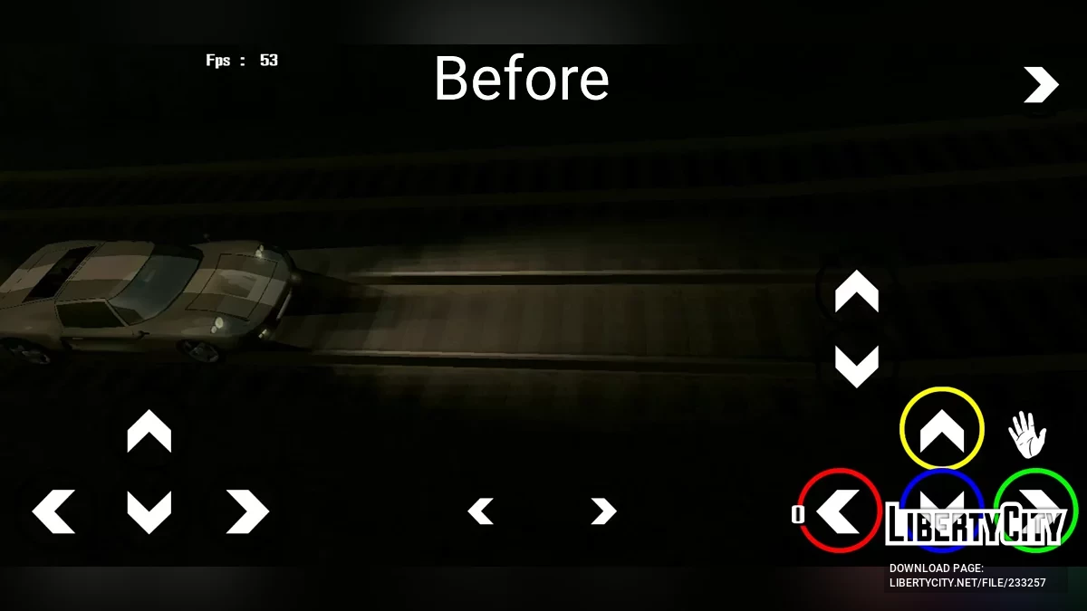 Улучшенные световые эффекты / GTA San Andreas (iOS, Android)