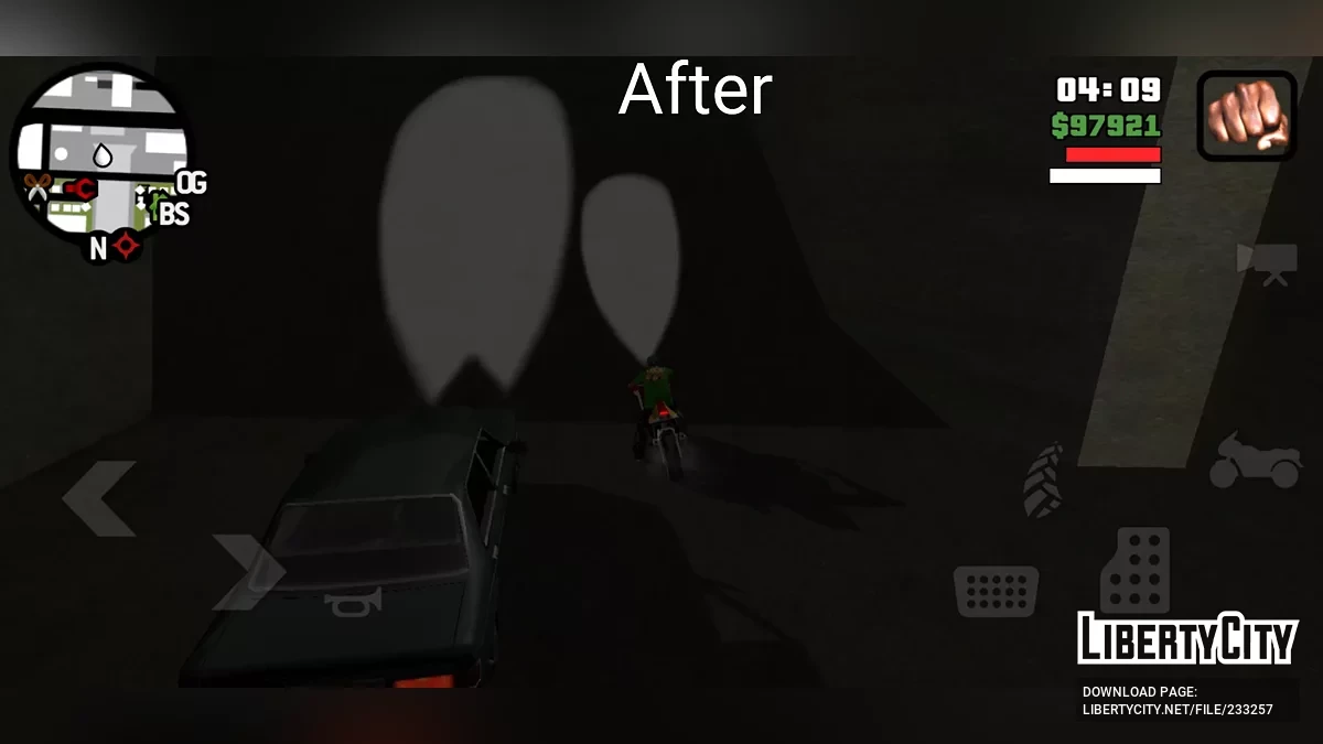 Улучшенные световые эффекты / GTA San Andreas (iOS, Android)