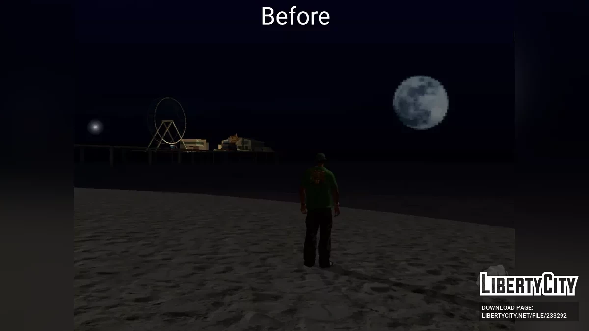 Реалистичный Луна / GTA San Andreas (iOS, Android)