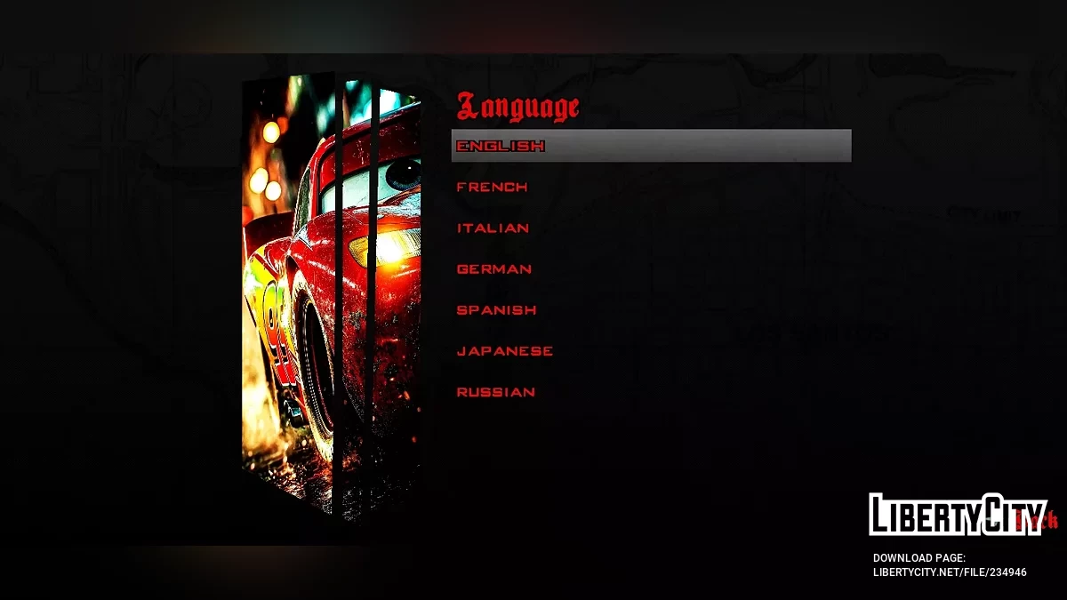 Экран загрузки: Машины на дороге / GTA San Andreas (iOS, Android)