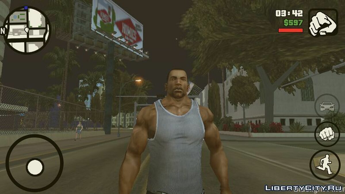 Си Джей в HD качестве для GTA San Andreas (iOS, Android) - Картинка #4