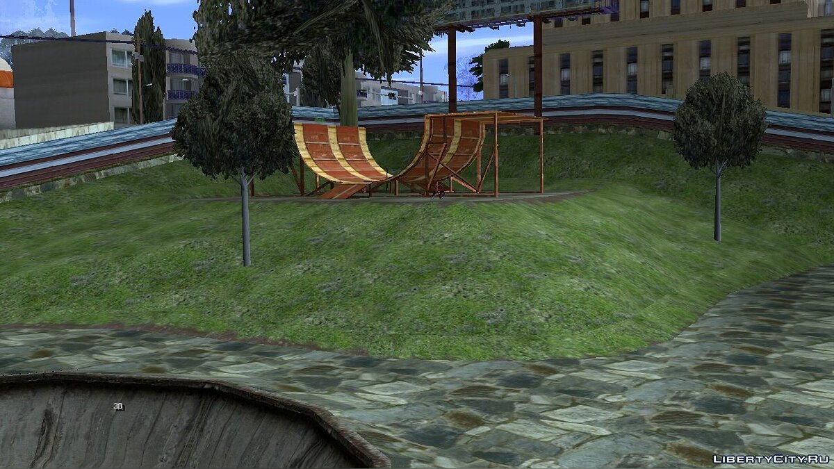 Новые текстуры для скейт-парка в Лос-Сантосе для GTA San Andreas (iOS, Android) - Картинка #1