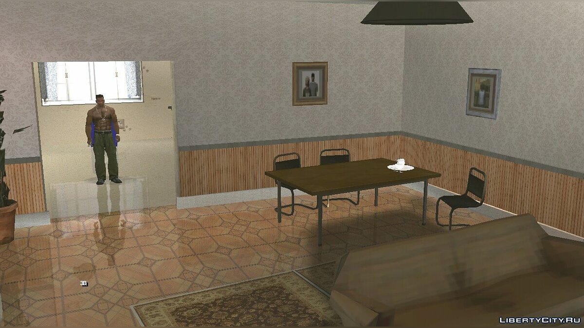 Современный дом Сиджея V2.0 (Новый интерьер) для GTA San Andreas (iOS, Android) - Картинка #4