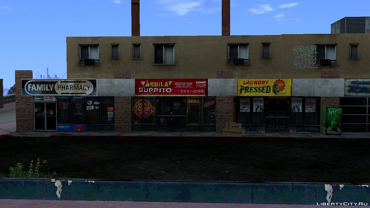 Новые текстуры для магазинов для GTA San Andreas (iOS, Android) - Картинка #1