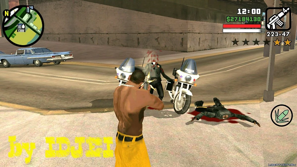 Смерть  с одного выстрела  / GTA San Andreas (iOS, Android)