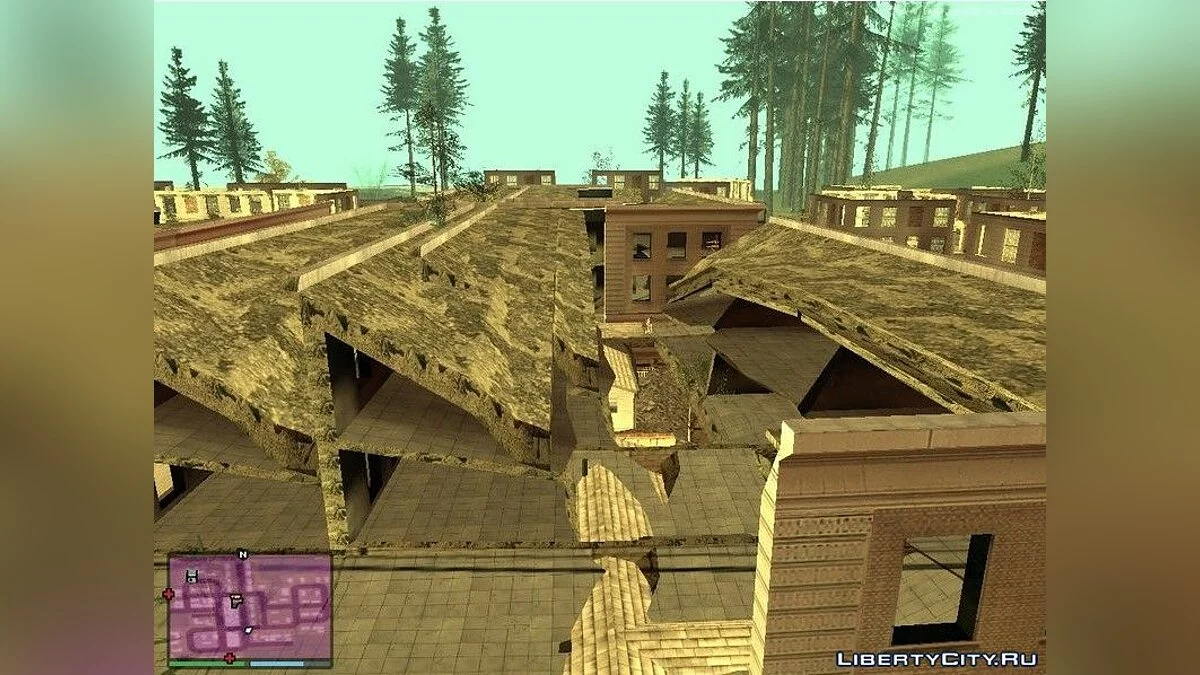 Руины в сельской местности Лос-Сантоса / GTA San Andreas (iOS, Android)