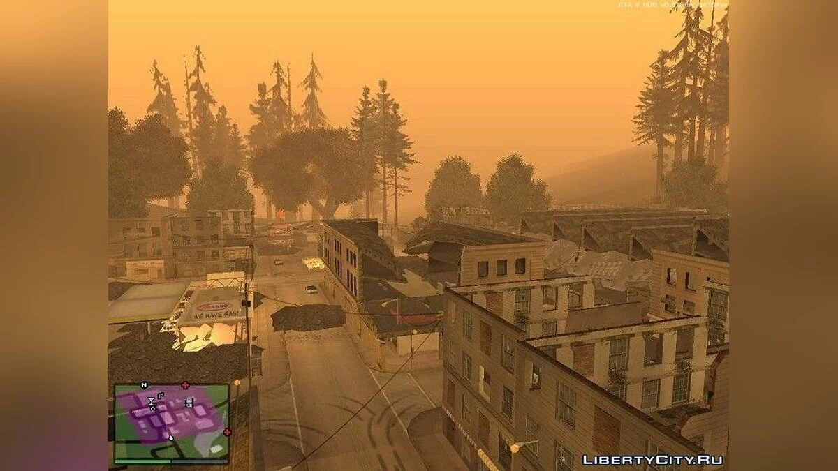 Руины в сельской местности Лос-Сантоса / GTA San Andreas (iOS, Android)