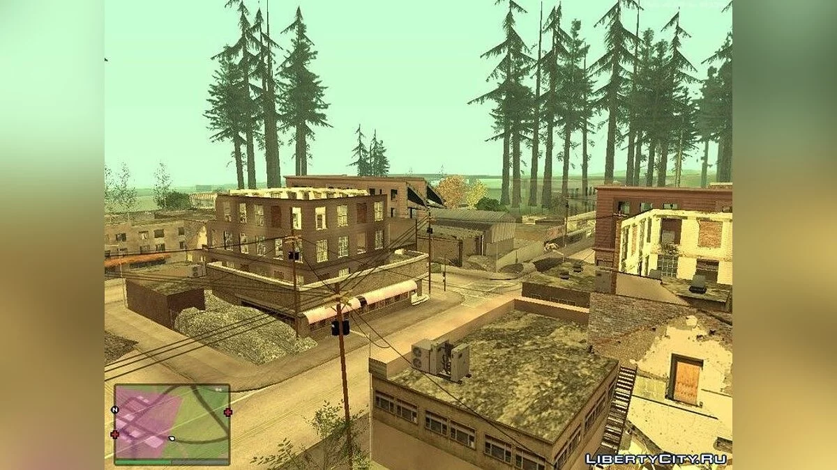 Руины в сельской местности Лос-Сантоса / GTA San Andreas (iOS, Android)
