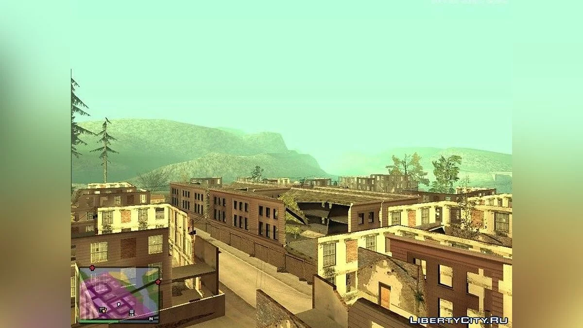 Руины в сельской местности Лос-Сантоса / GTA San Andreas (iOS, Android)