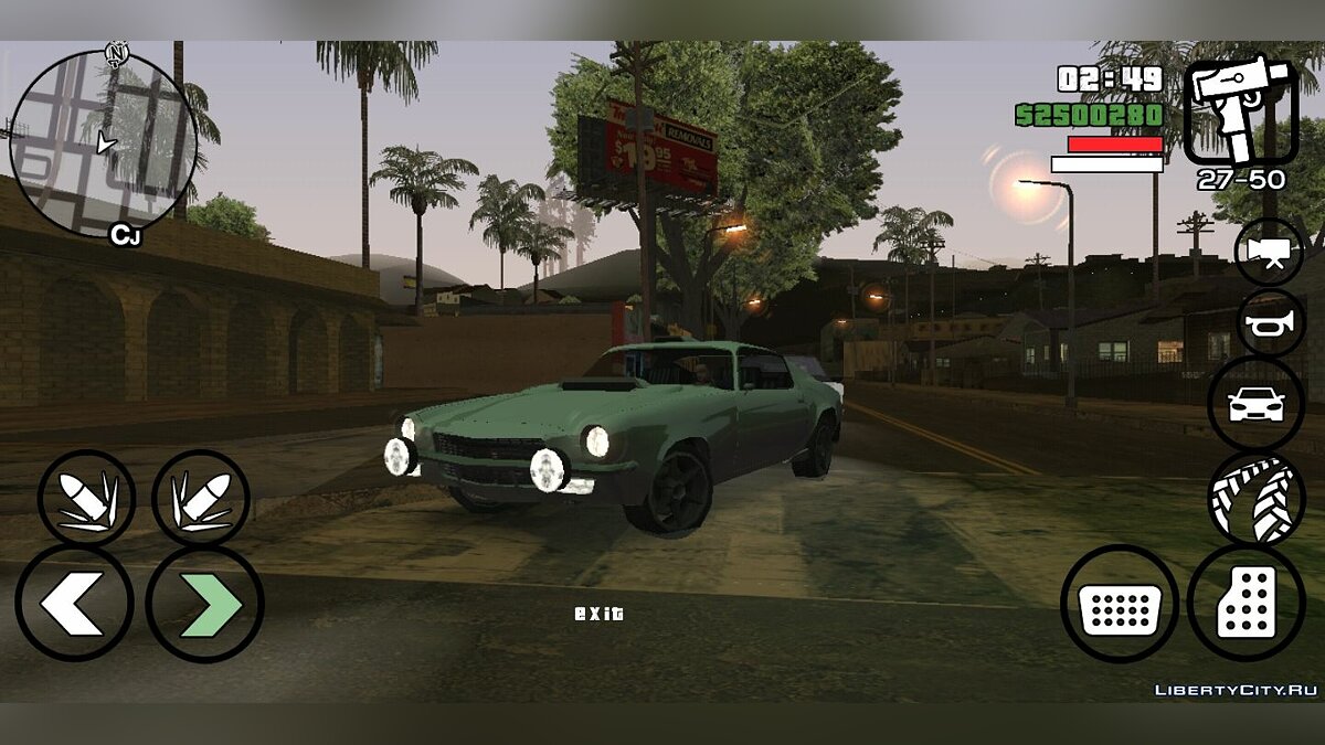 Скачать Работающие противотуманки [АНДРОИД] для GTA San Andreas (iOS,  Android)