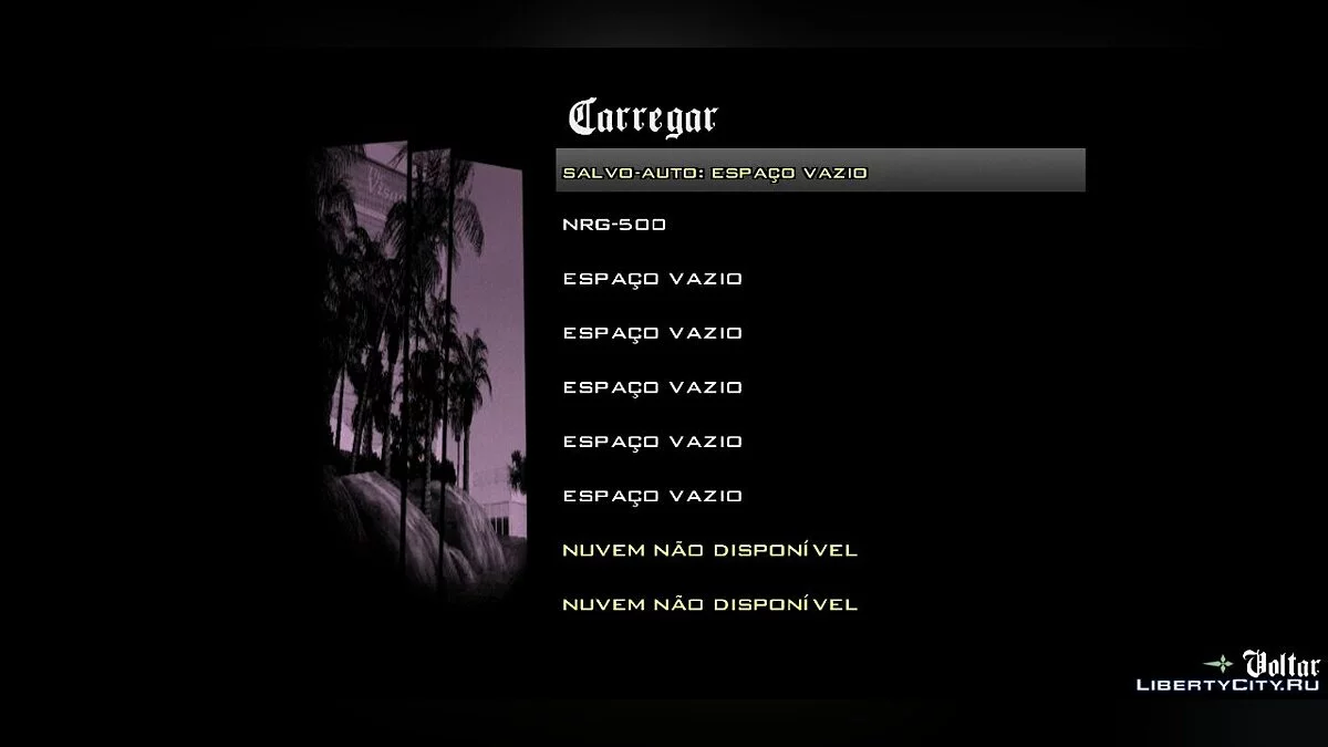 PS2 Loadscreens and Menu for GTA SA Mobile / GTA San Andreas (iOS, Android)