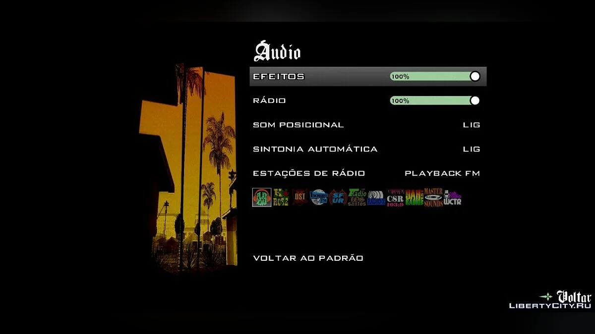 PS2 Loadscreens and Menu for GTA SA Mobile / GTA San Andreas (iOS, Android)