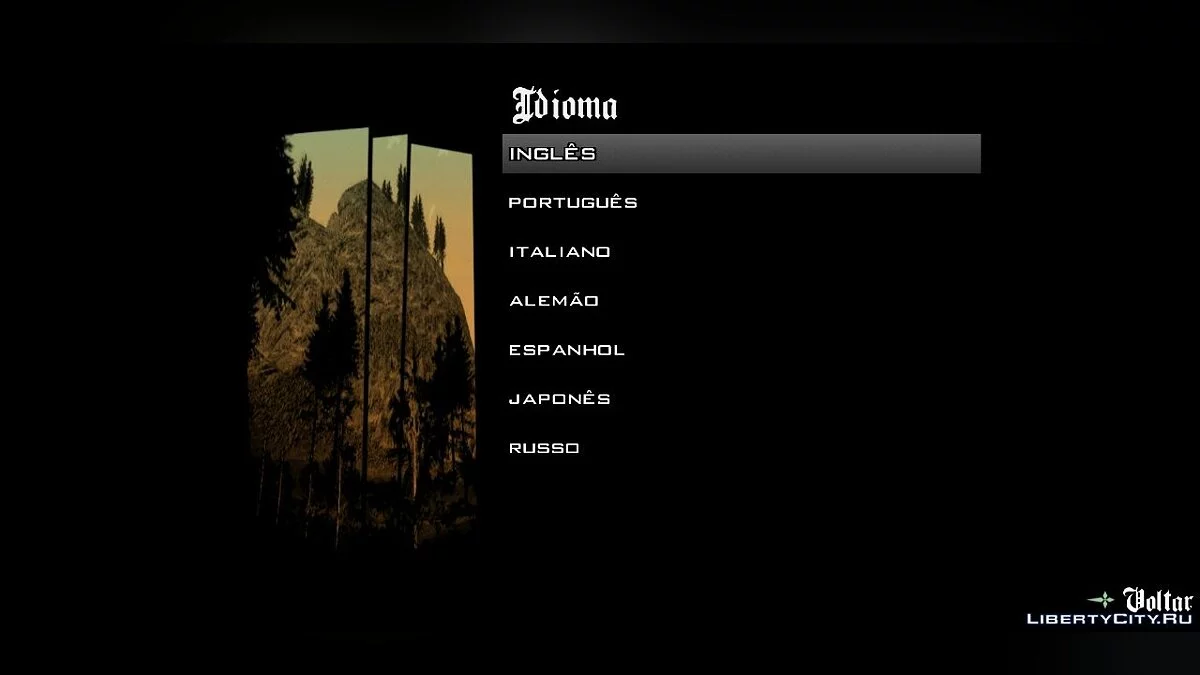 PS2 Loadscreens and Menu for GTA SA Mobile / GTA San Andreas (iOS, Android)