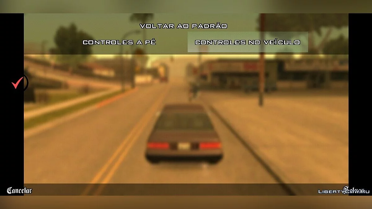 Transparent Buttons for GTA SA Mobile / GTA San Andreas (iOS, Android)