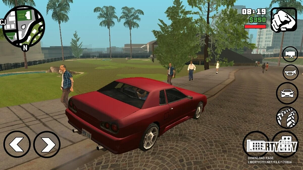 Гольф-клуб как в GTA 5 / GTA San Andreas (iOS, Android)