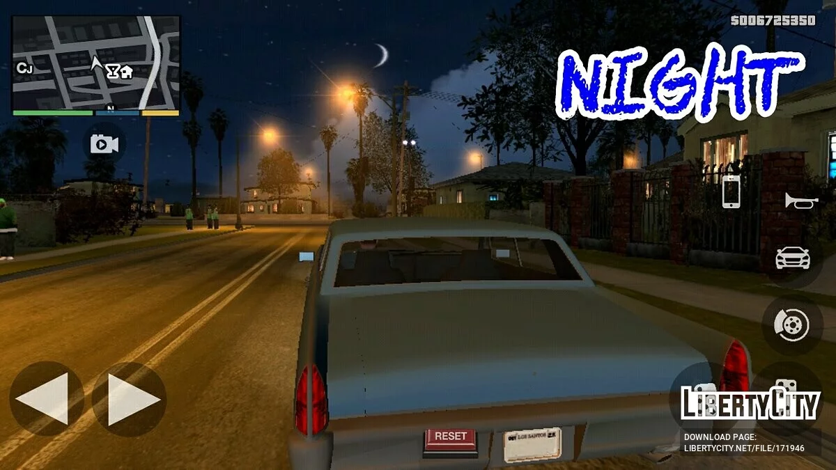Небо как в GTA 5 / GTA San Andreas (iOS, Android)