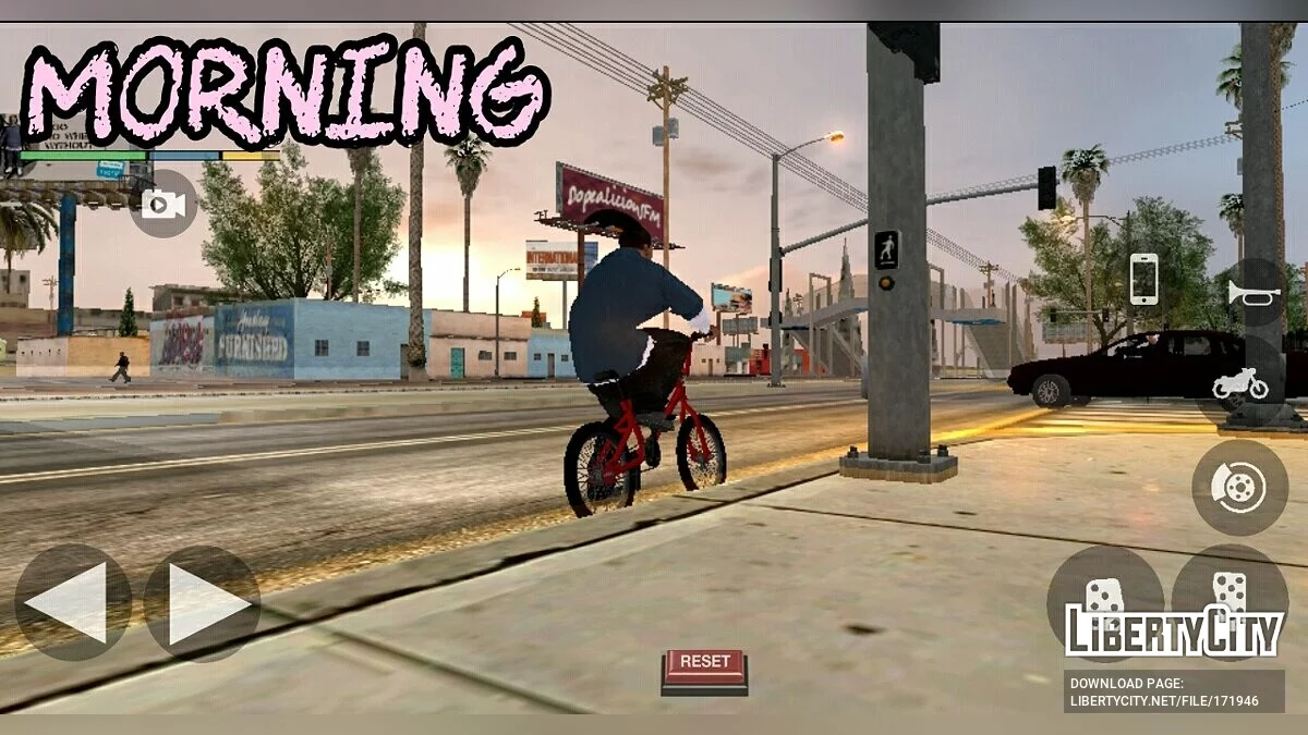 Небо как в GTA 5 / GTA San Andreas (iOS, Android)