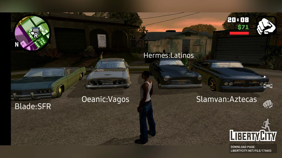 Обновленный трафик и Popcycle.dat / GTA San Andreas (iOS, Android)