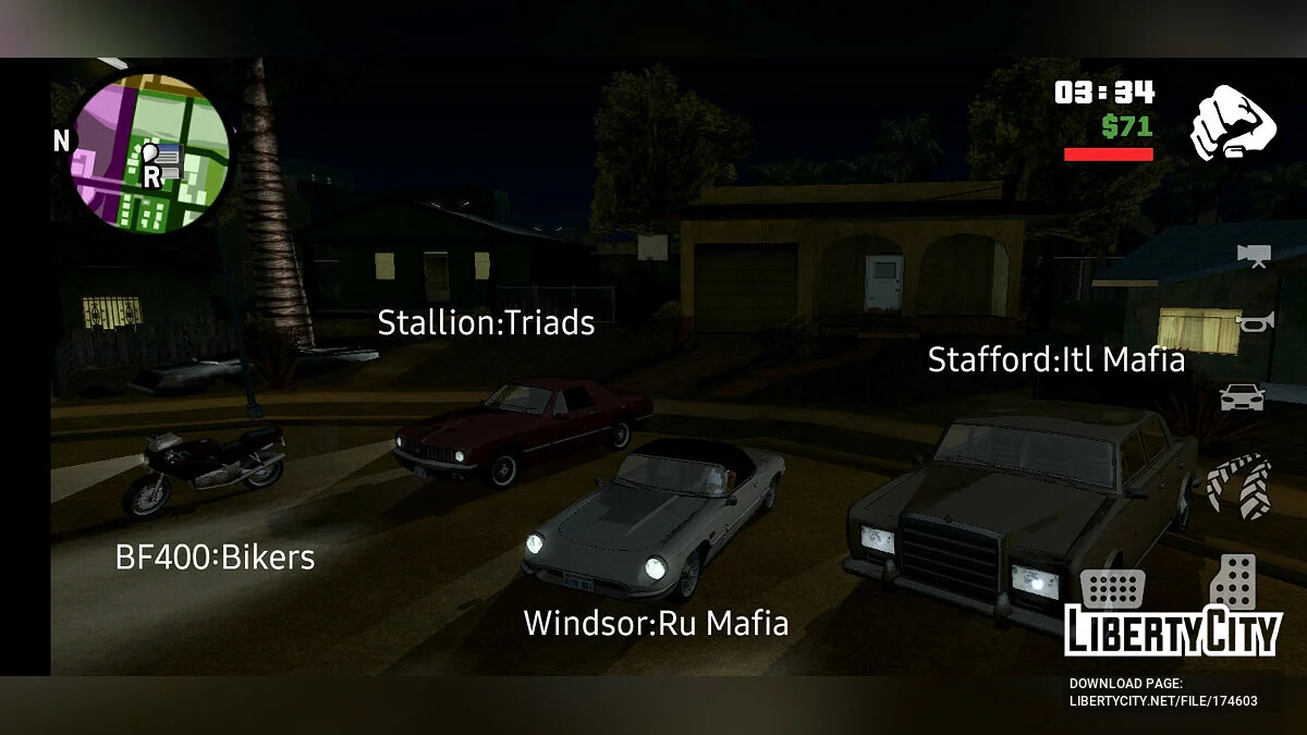 Обновленный трафик и Popcycle.dat / GTA San Andreas (iOS, Android)