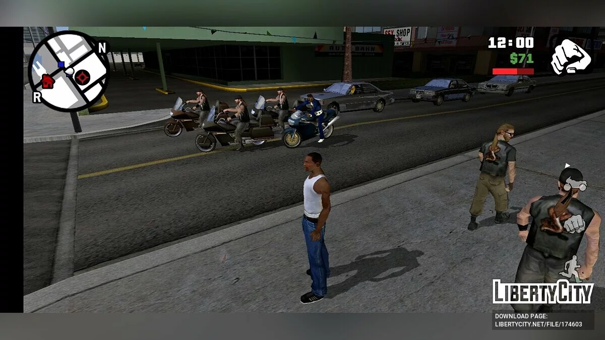 Обновленный трафик и Popcycle.dat / GTA San Andreas (iOS, Android)
