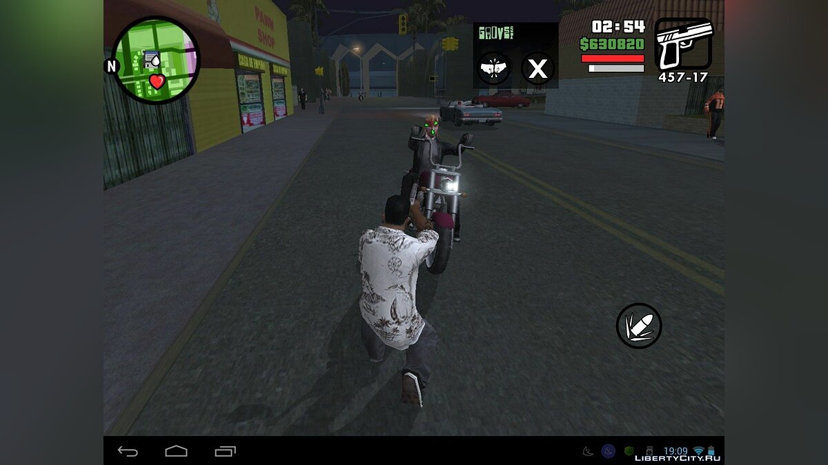 Скачать Байкеры вместо гроувцев (Android) для GTA San Andreas (iOS, Android)