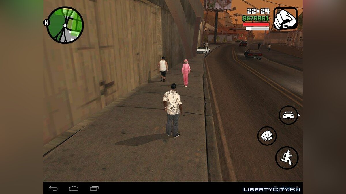 Скачать Бета пешеходы (Android) для GTA San Andreas (iOS, Android)