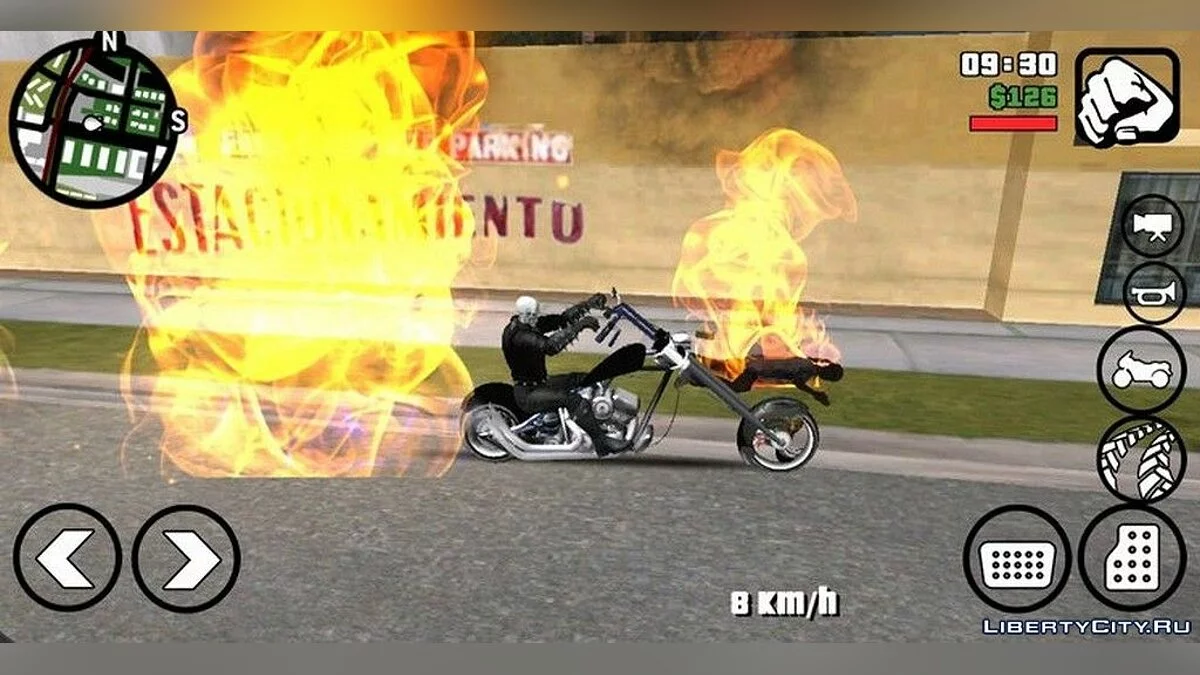 Полный мод \"Призрачный гонщик\" v1.7 / GTA San Andreas (iOS, Android)