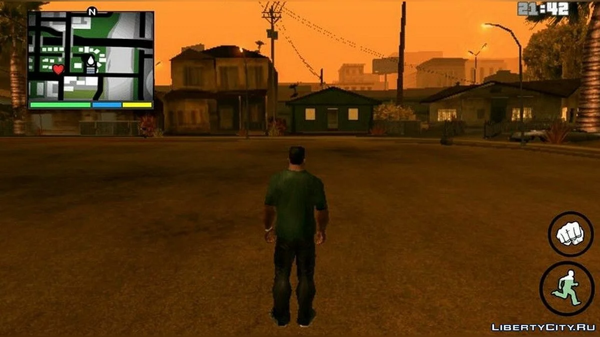 Выбор оружия, мини-карта и худ, как в GTA 5 / GTA San Andreas (iOS, Android)