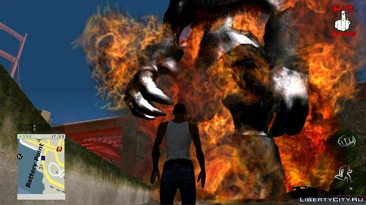 Годзилла / GTA San Andreas (iOS, Android)