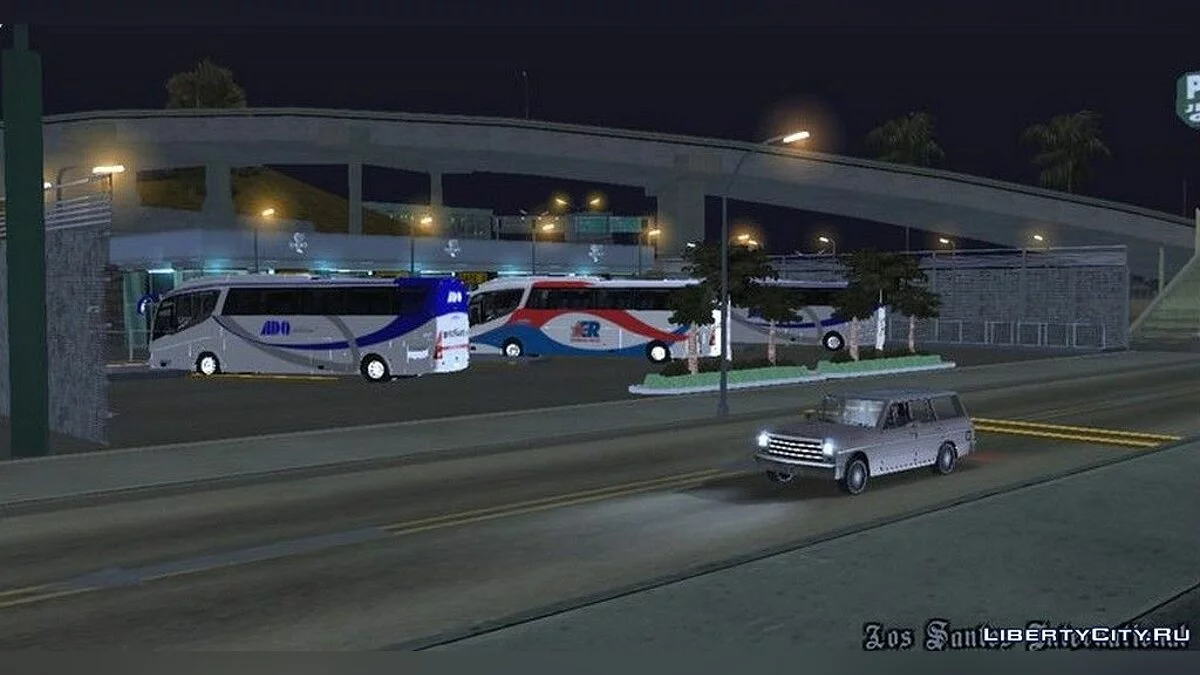 Автобусная станция в аэропорте Лос-Сантоса / GTA San Andreas (iOS, Android)