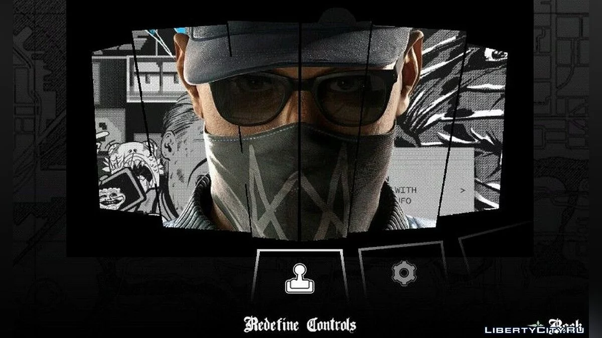 Новое меню в теме Watchdog 2 / GTA San Andreas (iOS, Android)