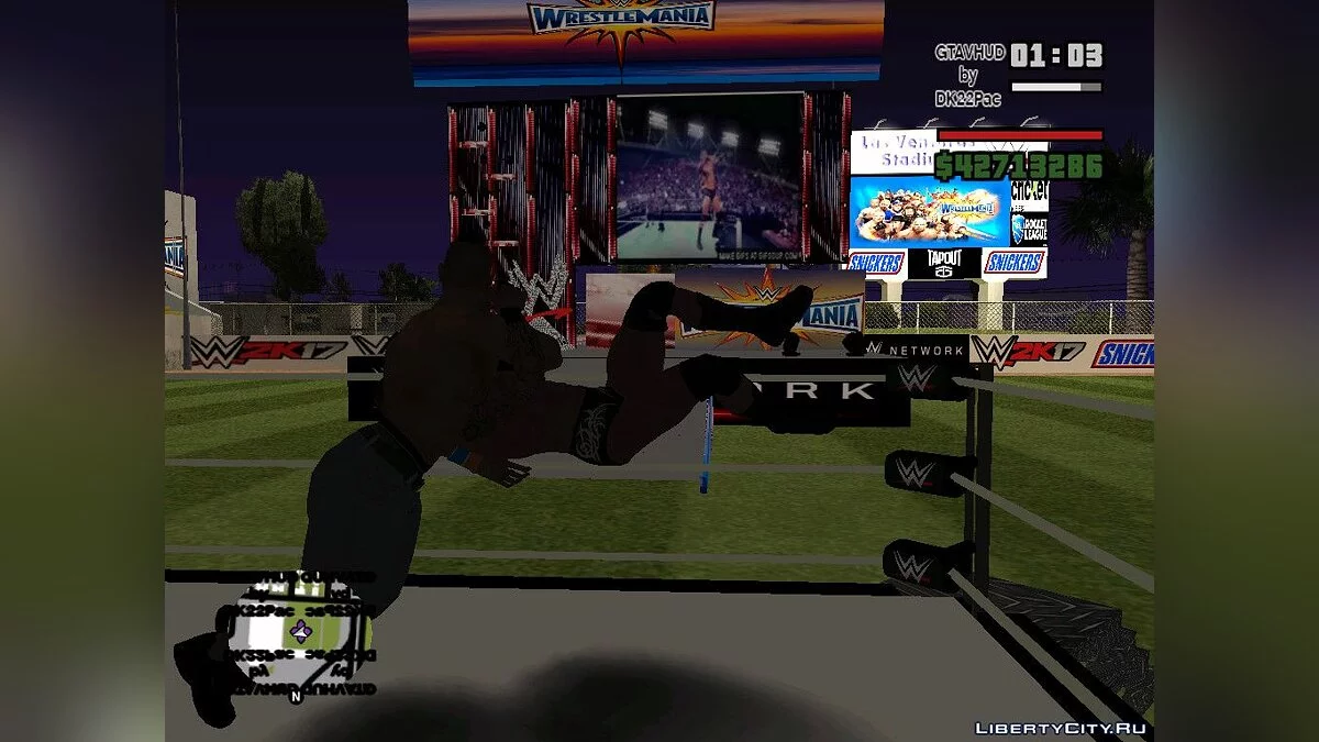 Ринг Wrestlemania 33 / GTA San Andreas (iOS, Android)