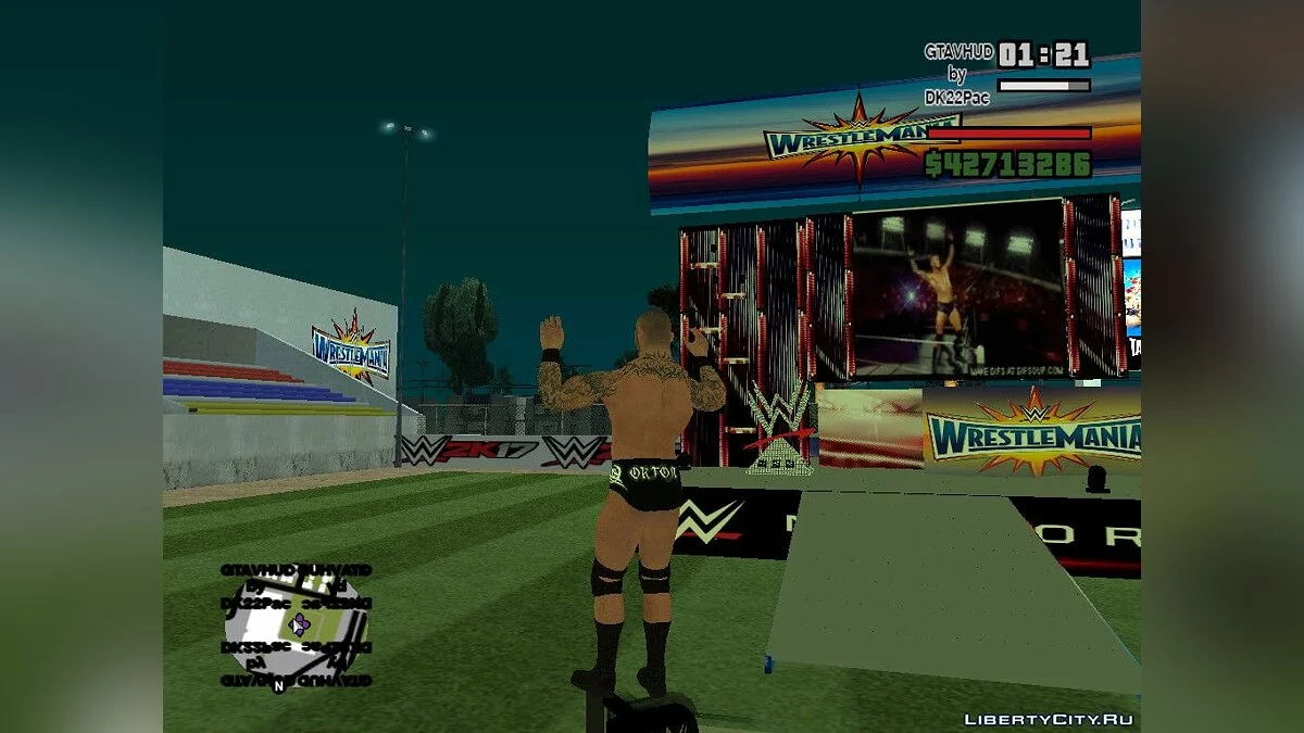 Ринг Wrestlemania 33 / GTA San Andreas (iOS, Android)