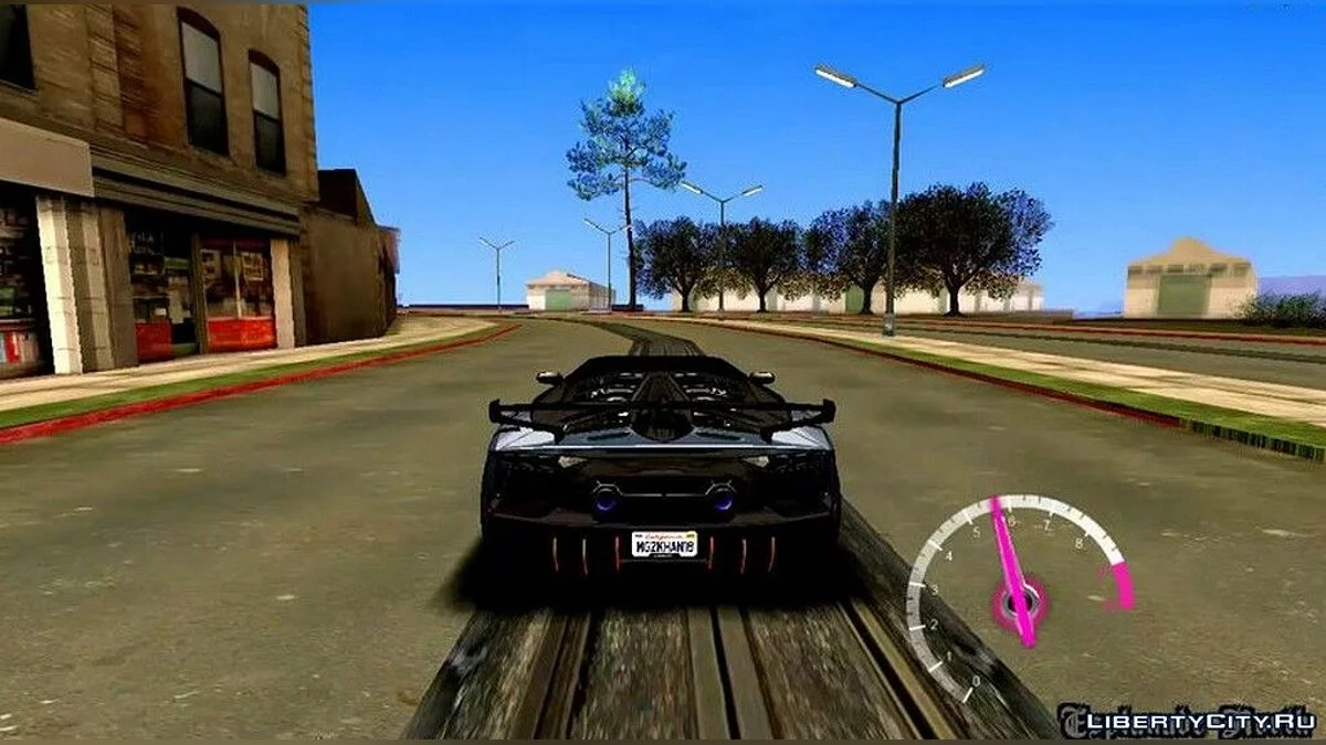 Спидометр из Forza Horizon 3 / GTA San Andreas (iOS, Android)