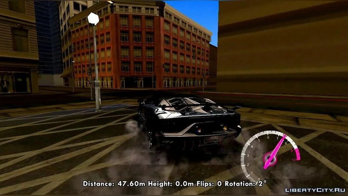 Спидометр из Forza Horizon 3 / GTA San Andreas (iOS, Android)