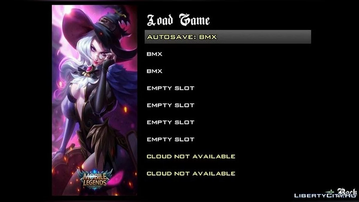 Загрузочный экран и меню