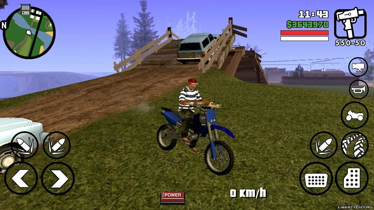 Новые настройки трафика (оживленное движение) / GTA San Andreas (iOS, Android)