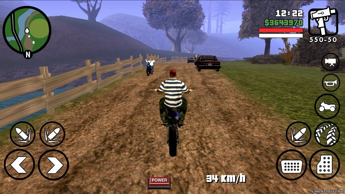 Новые настройки трафика (оживленное движение) / GTA San Andreas (iOS, Android)