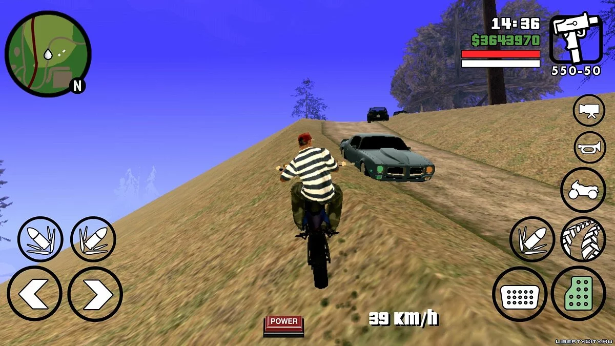 Новые настройки трафика (оживленное движение) / GTA San Andreas (iOS, Android)